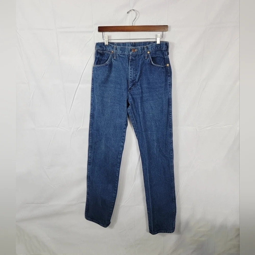 Men's 31 X 36 Vintage Wrangler Blue Jeans
